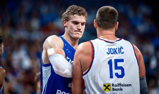 NBA赛程-芬兰击败塞尔维亚：马卡宁跨过约基奇